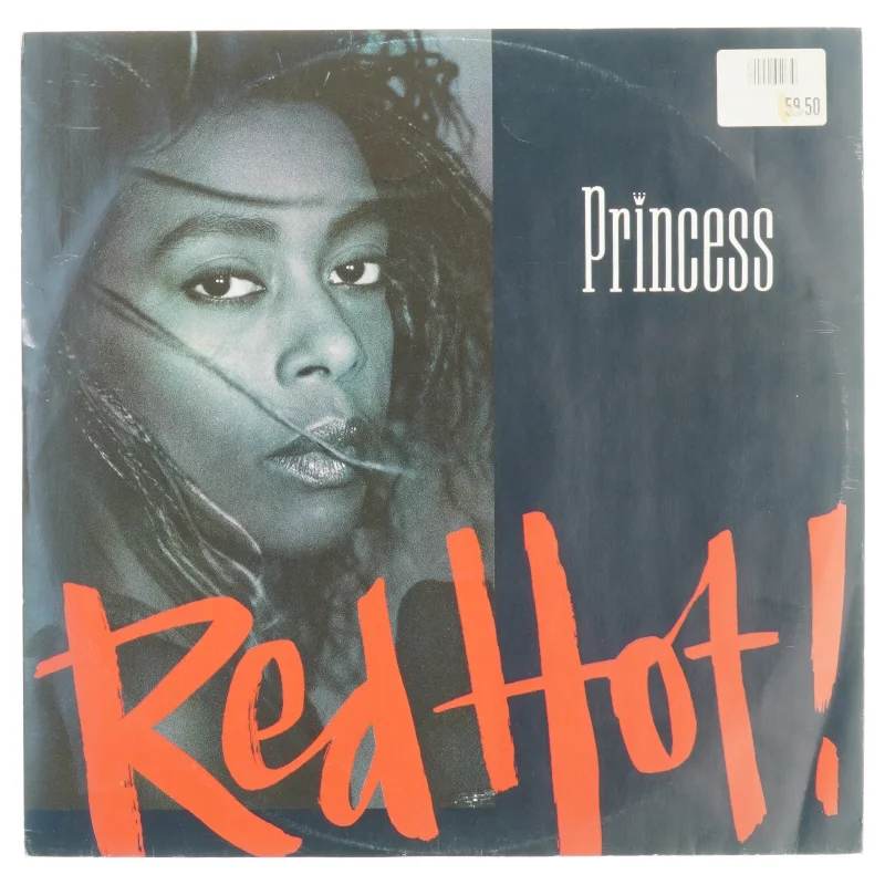 Lp plade prinses redhot fra Stereo (str. 31 x 31 cm)