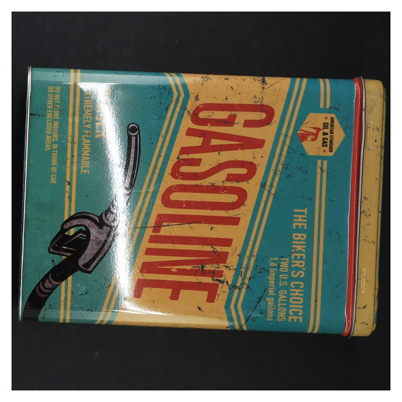 Metaldåse med Gasoline-tema