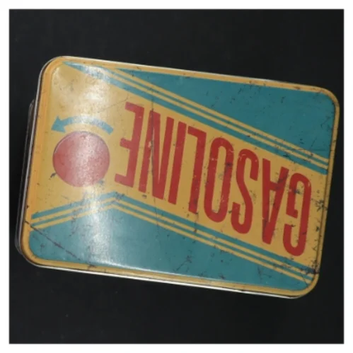 Metaldåse med Gasoline-tema