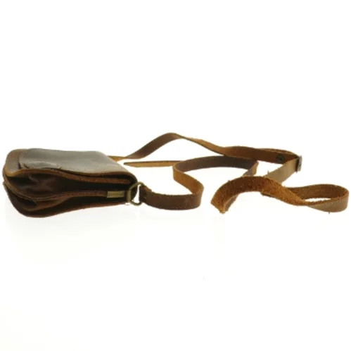 Læder skuldertaske (str. 18 x 13 cm)