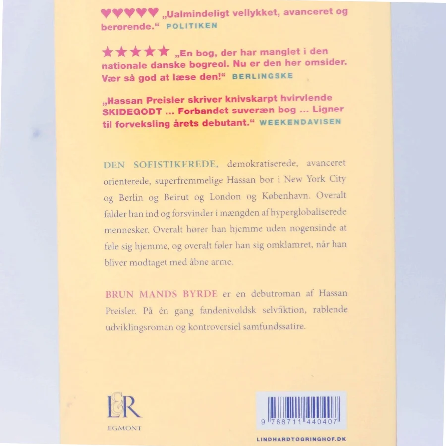 Brun mands byrde af Hassan Preisler (Bog)