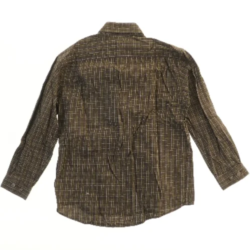 Langærmet ternet skjorte fra Seeland (str. 128)