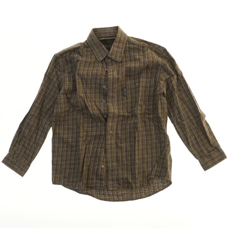 Langærmet ternet skjorte fra Seeland (str. 128)