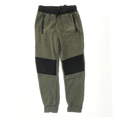Grønne sweatpants med sorte detaljer fra H&M (str. 140)