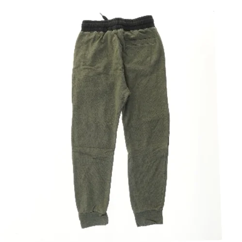 Grønne sweatpants med sorte detaljer fra H&M (str. 140)
