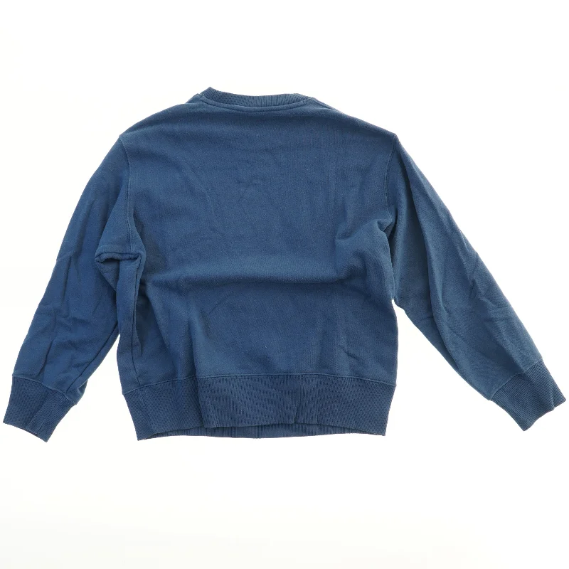 Blå sweatshirt fra Uniqlo (str. 134)