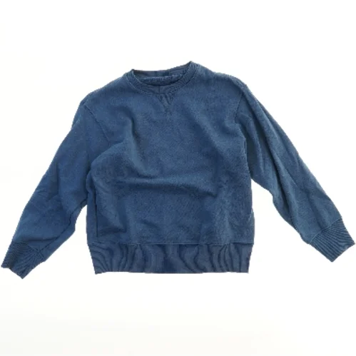 Blå sweatshirt fra Uniqlo (str. 134)