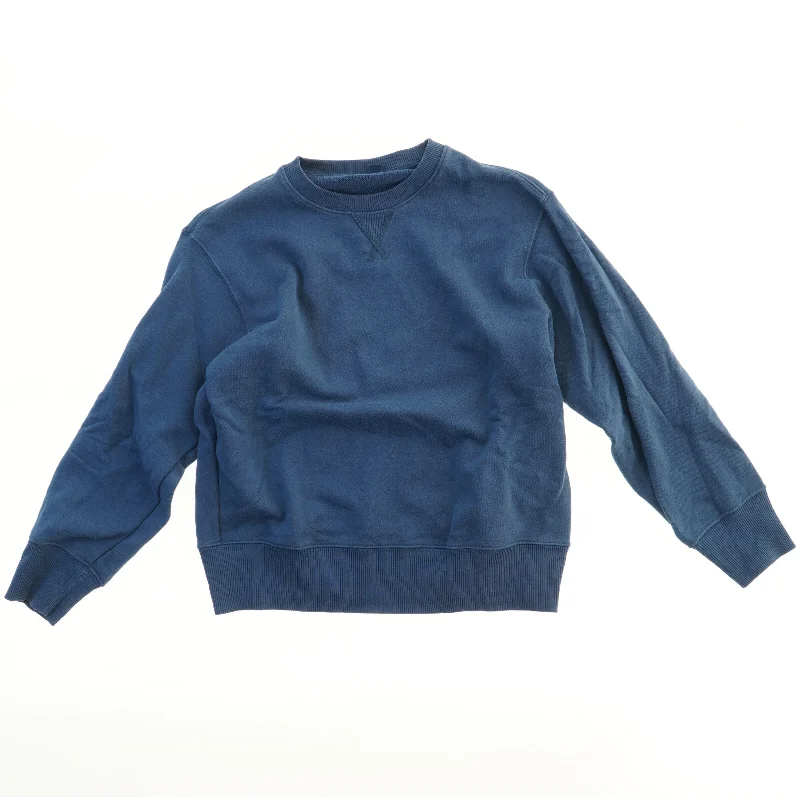 Blå sweatshirt fra Uniqlo (str. 134)