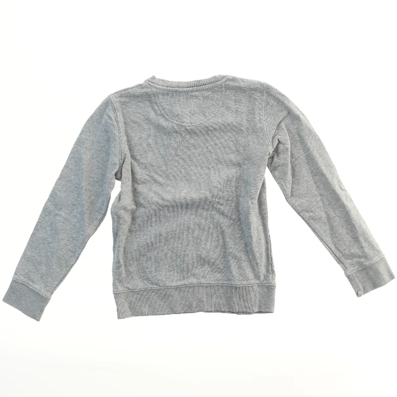 Grå sweatshirt (str. 128)