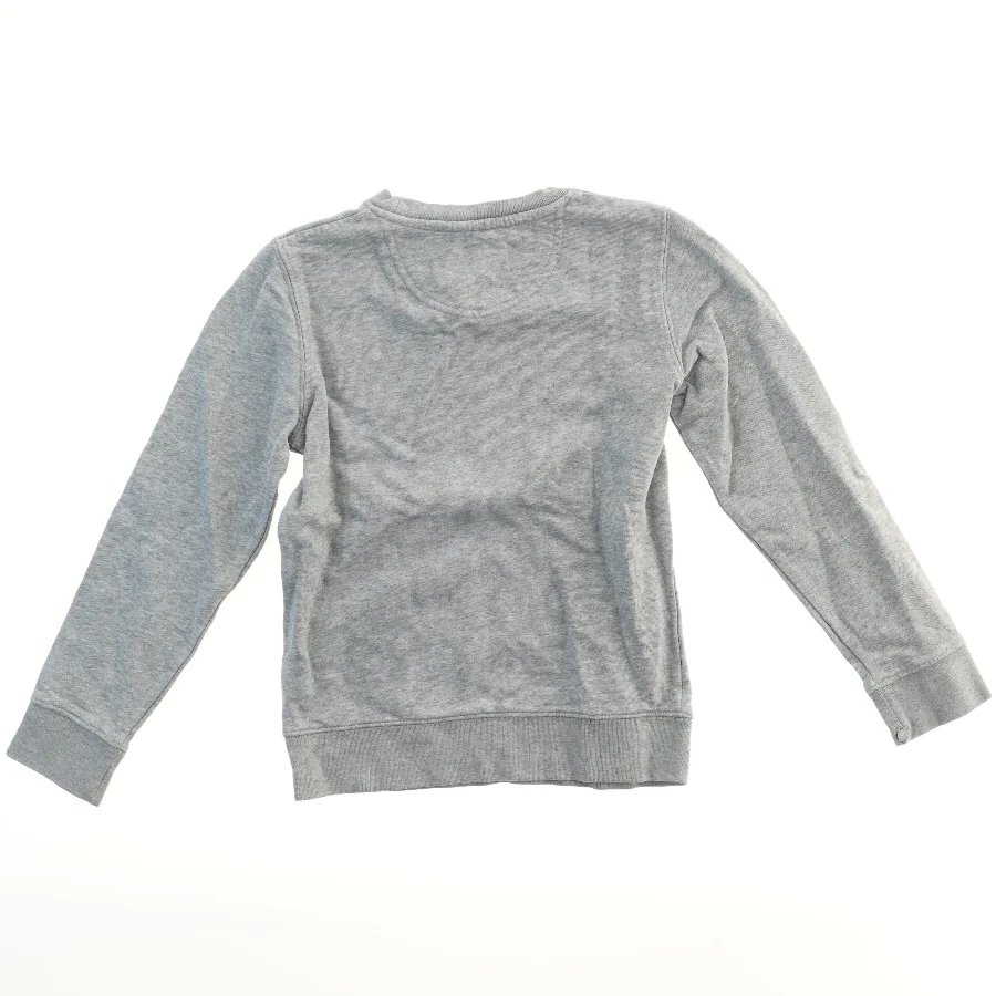 Grå sweatshirt (str. 128)