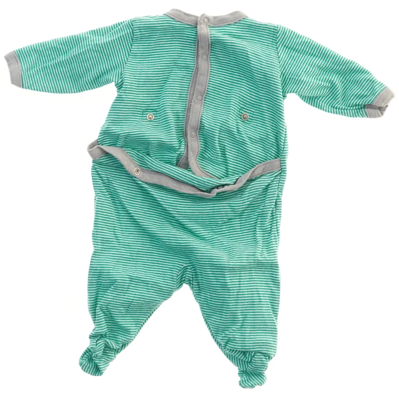 Stribet heldragt til baby fra Petit Bateau (str. 50)