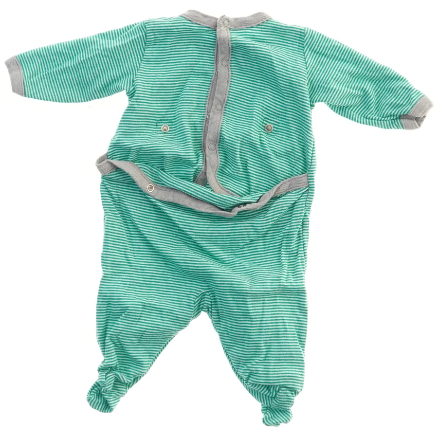 Stribet heldragt til baby fra Petit Bateau (str. 50)
