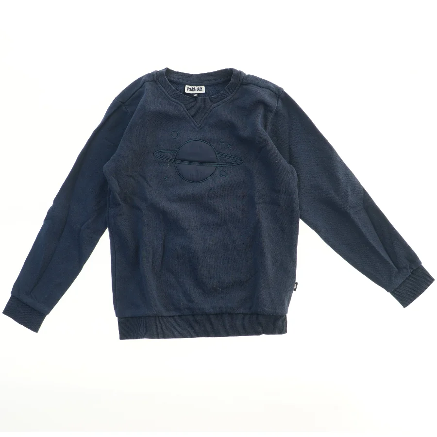 Børne sweatshirt med planetmotiv fra Pomp de Lux (str. 134)