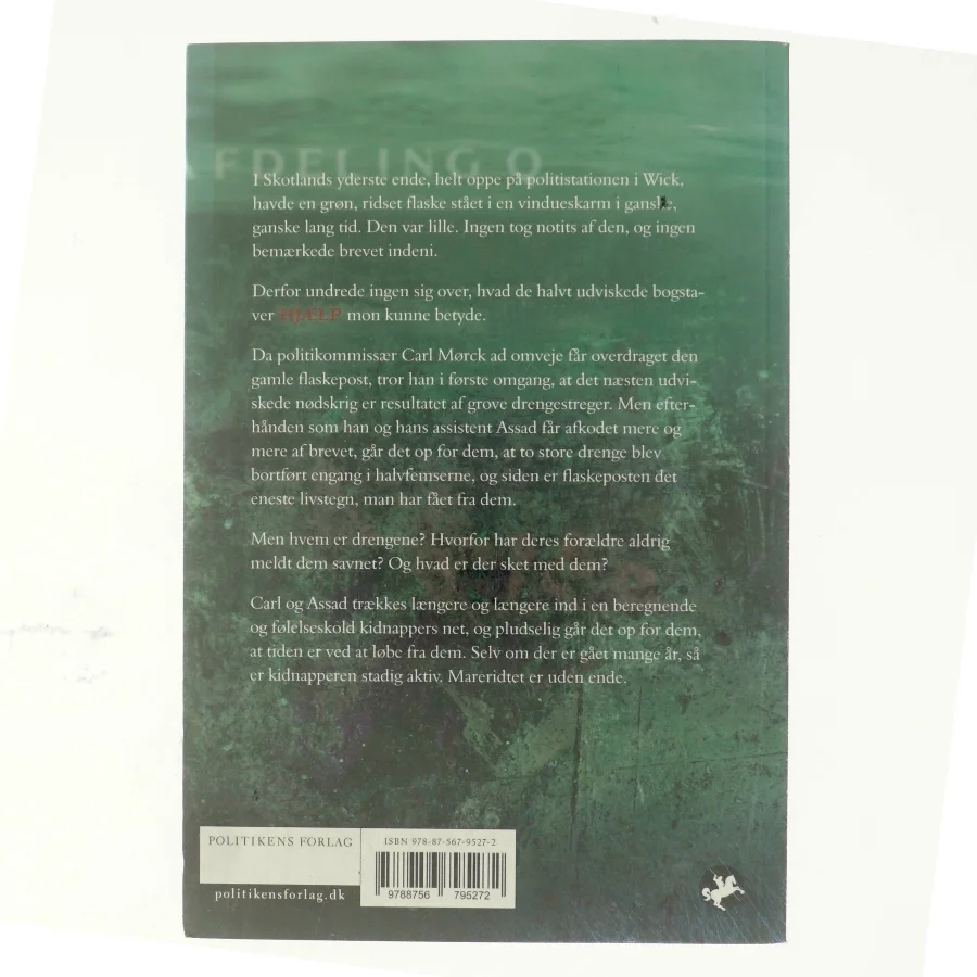 Flaskepost fra P : krimithriller af Jussi Adler-Olsen (Bog)