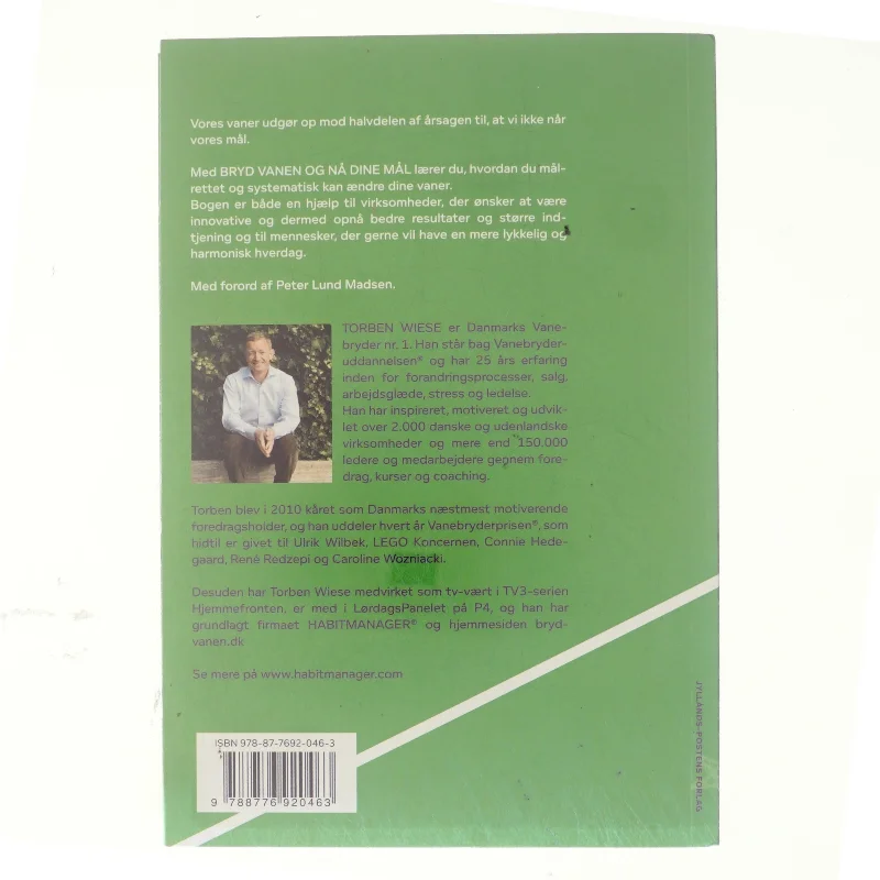 Bryd vanen og nå dine mål af Torben Wiese (Bog)