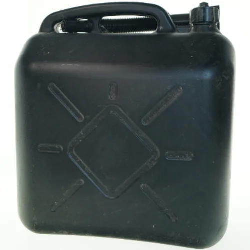 Sort plastik benzindunk (str. 35x35x20 cm)