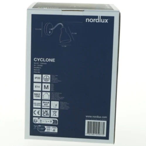 Nordlux Cyclone væglampe fra Nordlux (str. 12,5x15x11 cm)
