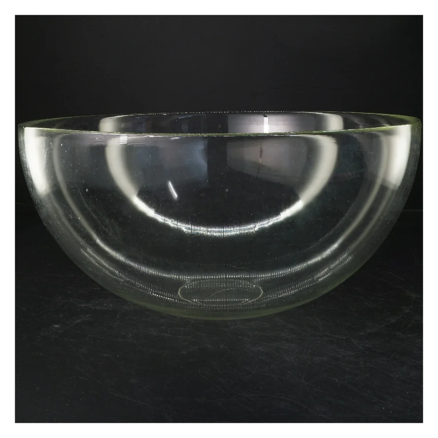 Stor klar glasskål (str. Ø 35,5x18 cm)