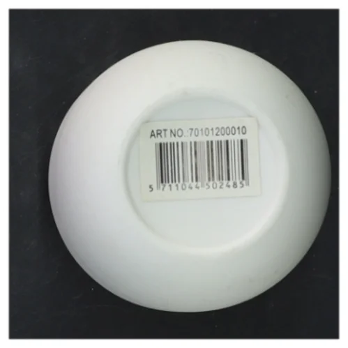 Hvid porcelænskop (str. 7x7 cm)