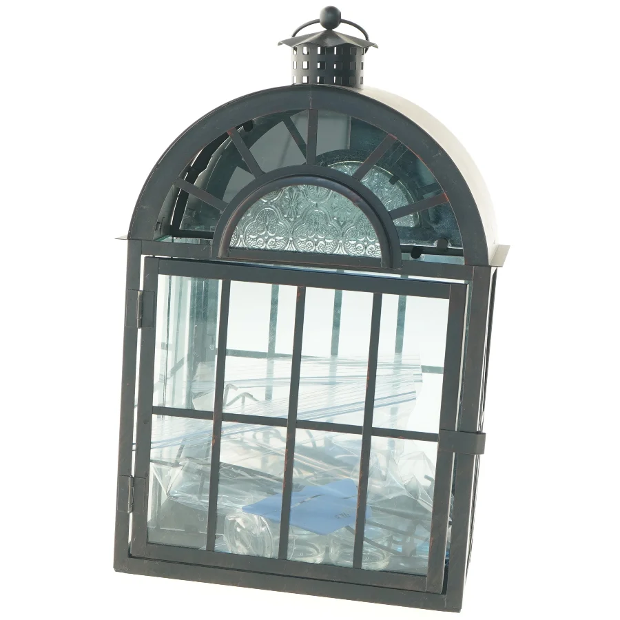 Sort lanterne (str. 39x24x11 cm)