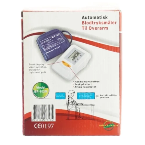 Elektrisk varmetæppe + automatisk blodtryksmåler (str. 40 x 30 Og 40 x 28 Og 17 x 13)