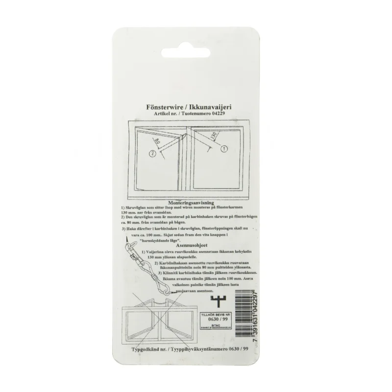 Sikkerhedsvire til vinduer fra Akta Graco