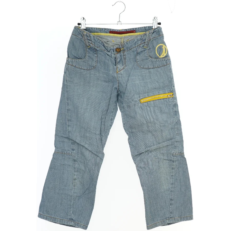 Børnejeans med gul lynlåsdetalje fra Levis (str. 152)