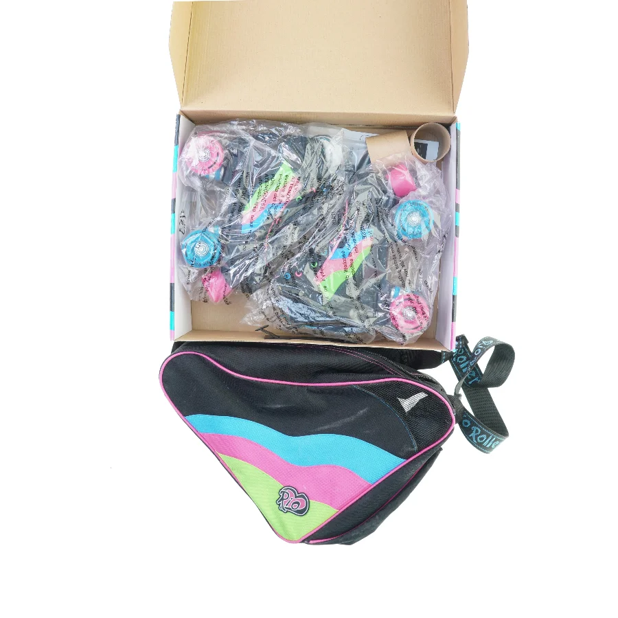 Rulleskøjter (nye - side by side) med taske fra Rio Roller (str. 37)