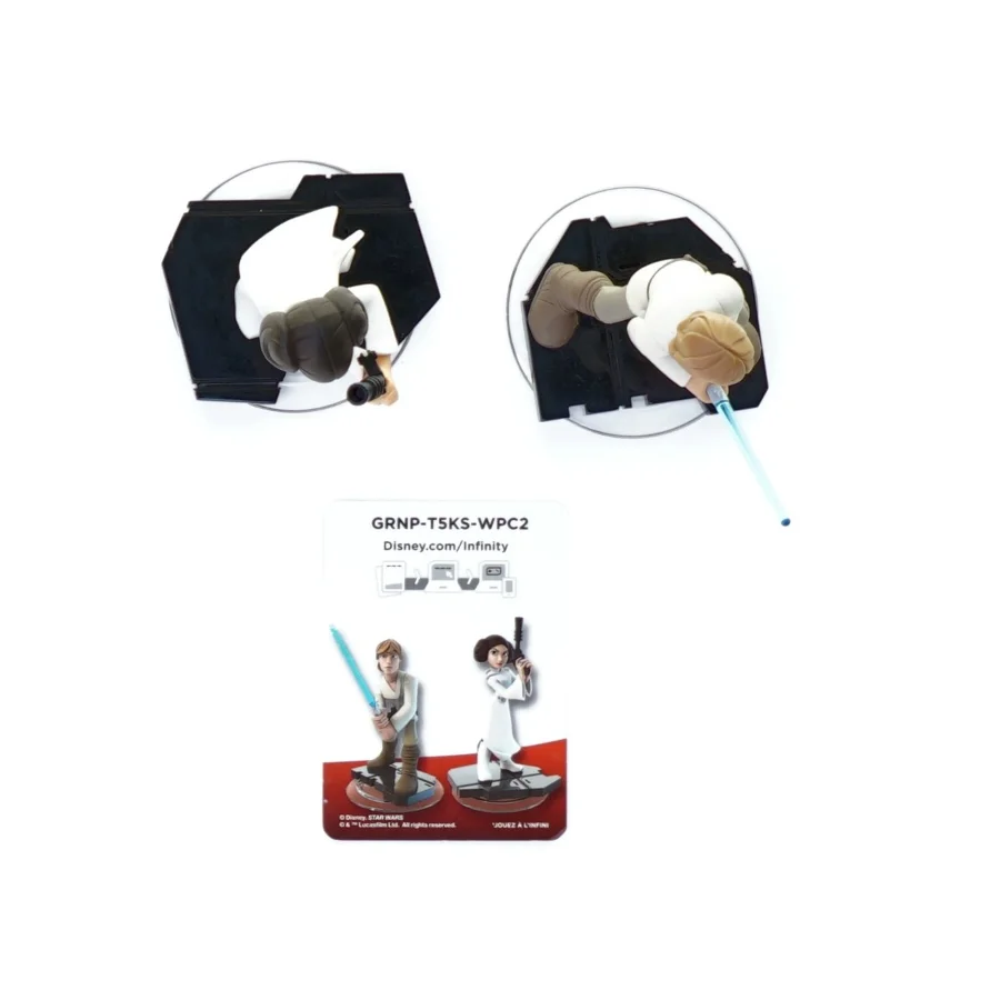 Disney infinity 3.0 star wars figurer, Luke og Leah fra Disney (str. 6 x 11 cm)