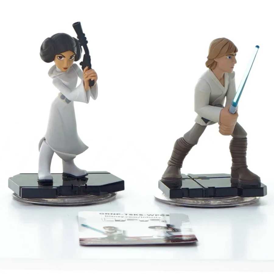 Disney infinity 3.0 star wars figurer, Luke og Leah fra Disney (str. 6 x 11 cm)