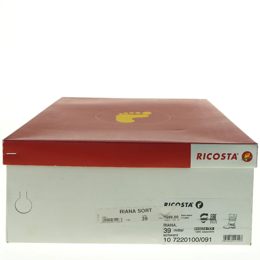 Sorte Ricosta støvler fra Ricosta (str. 39)