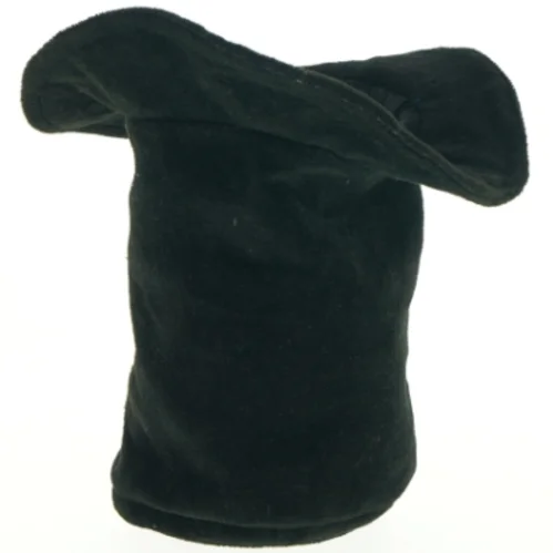 Sort tryllehat med kanin (str. 31 cm)