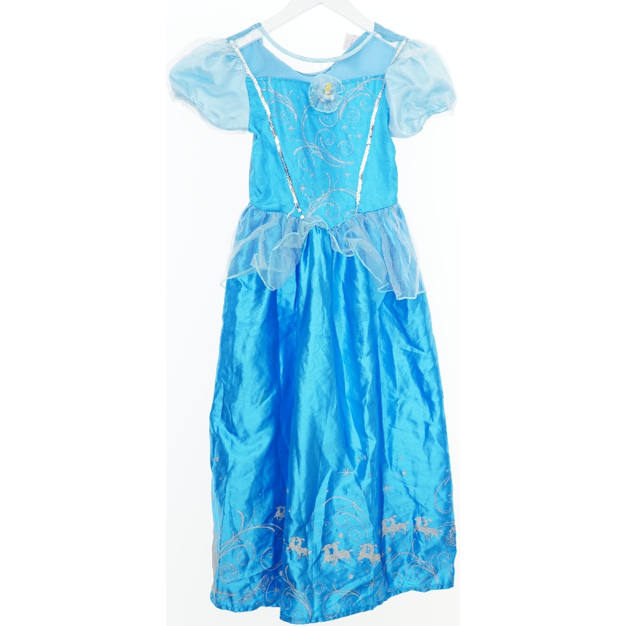 Udklædningskjole, blå fra Disney (str. 128)