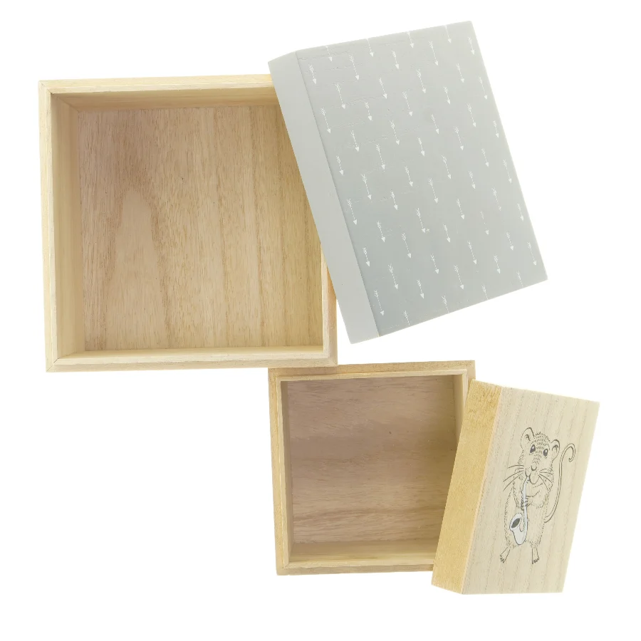 Opbevaringskasser fra Bloomingville (str. 13x12 & 18x15 cm)