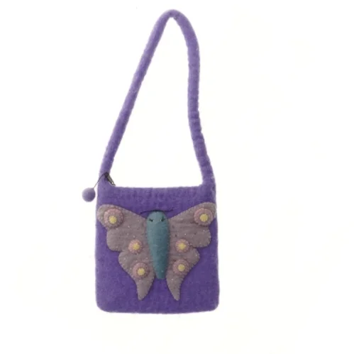 Børnetaske med Sommerfugl fra Camina (str. 21x20 cm)