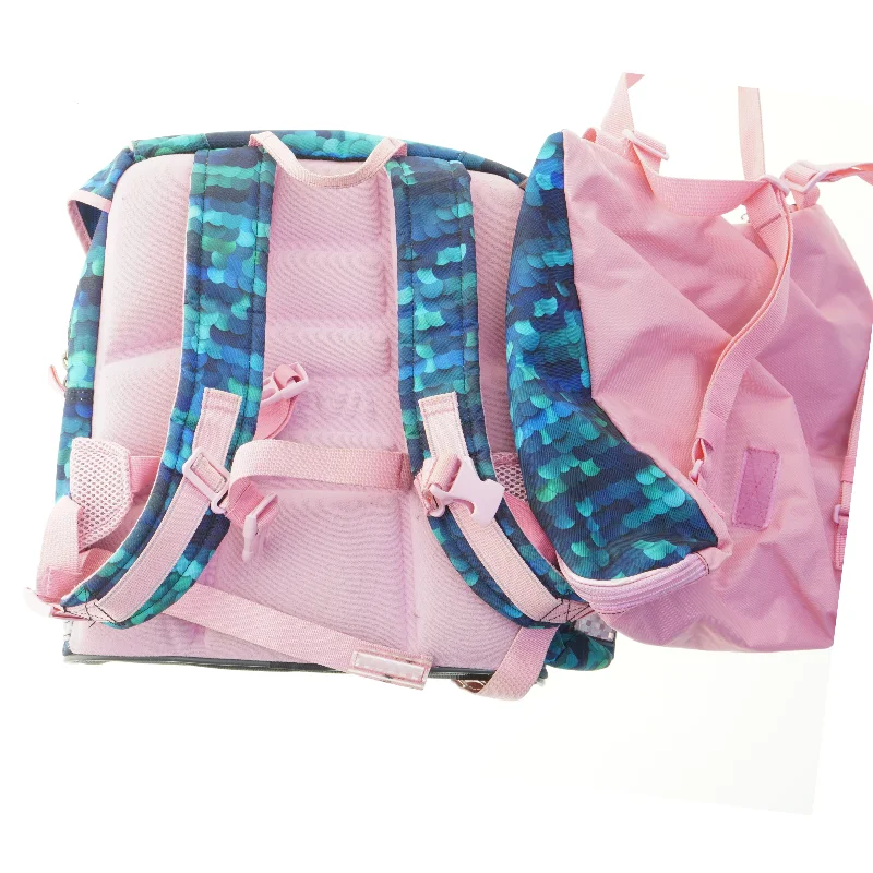 JEVA skoletaske og gymnastikpose fra Jeva (str. 40x37 og 33x35 cm)