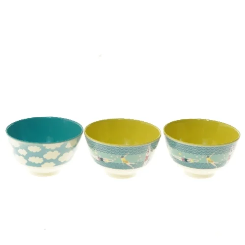 Sæt med 3 skåle fra Rice (str. Ø 11,5 cm)