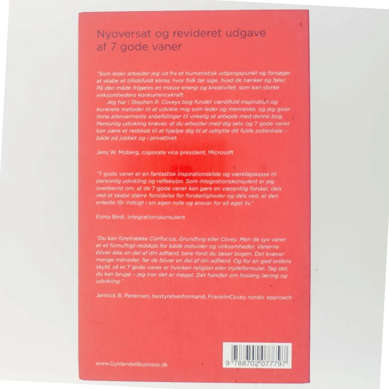 Syv gode vaner af Stephen R. Covey (Bog)