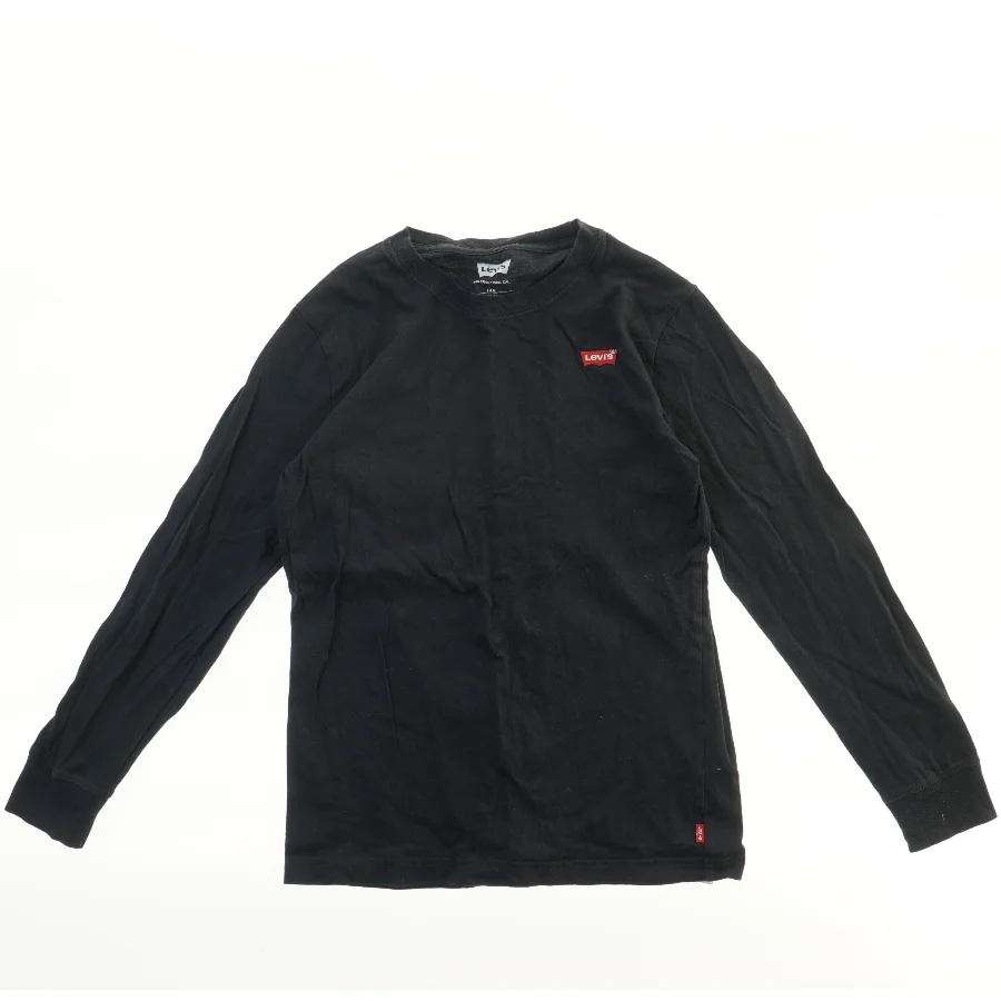 Langærmet sort bluse fra Levis (str. 164)