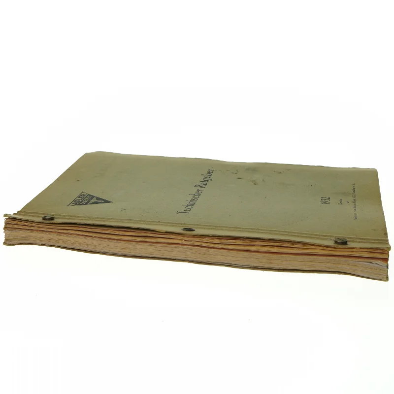 Technischer ratgeber 1932 fra Adler Dienst (str. 30 x 23 cm)