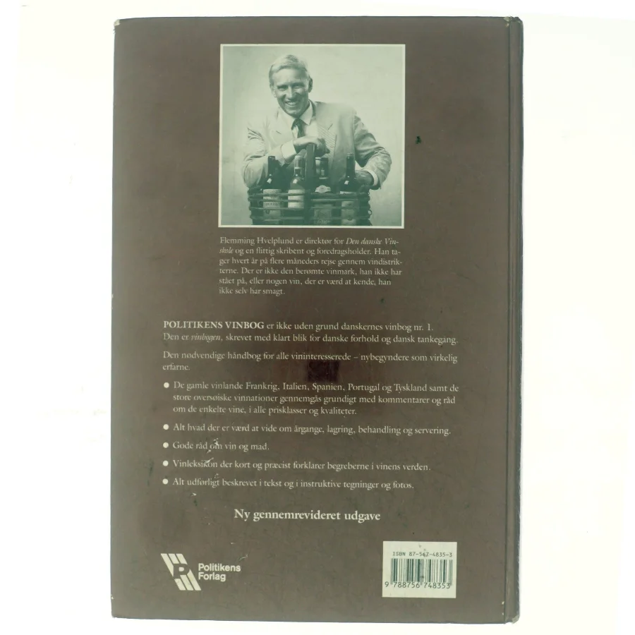 Politikens vinbog af Flemming Hvelplund (Bog)