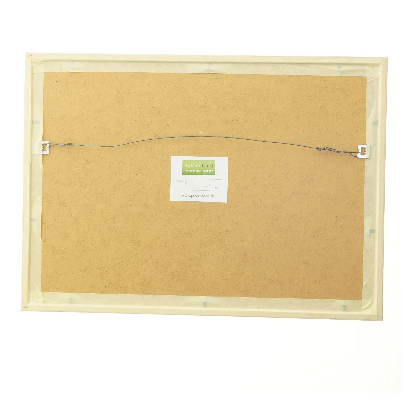 Indrammet landskabsbillede (str. 30x42 cm)