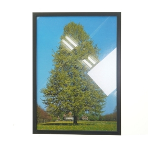 Billedramme med træmotiv (str. 30x42 cm)