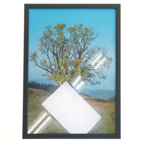 Træbillede i ramme fra Posterland (str. 32x44 cm)