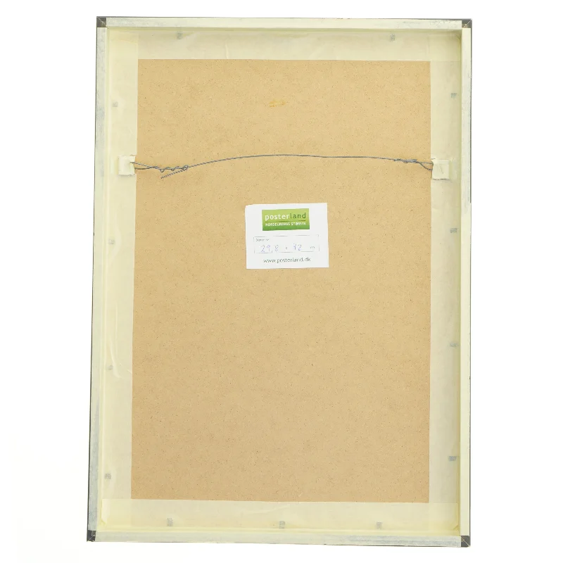 Træbillede i ramme fra Posterland (str. 32x44 cm)