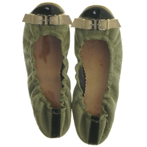 Ballerina sko med spænde (str. 37 )