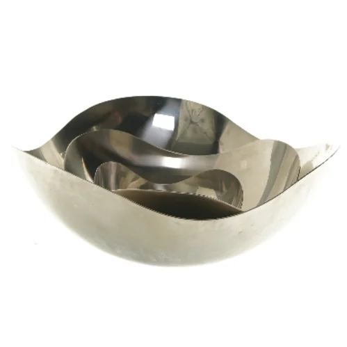 Dekorativt sæt Bloom skåle fra Georg Jensen (str. Ø 34, 25 og 15 cm)