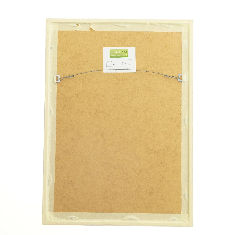 Billede med træmotiv (str. 30x42 cm)