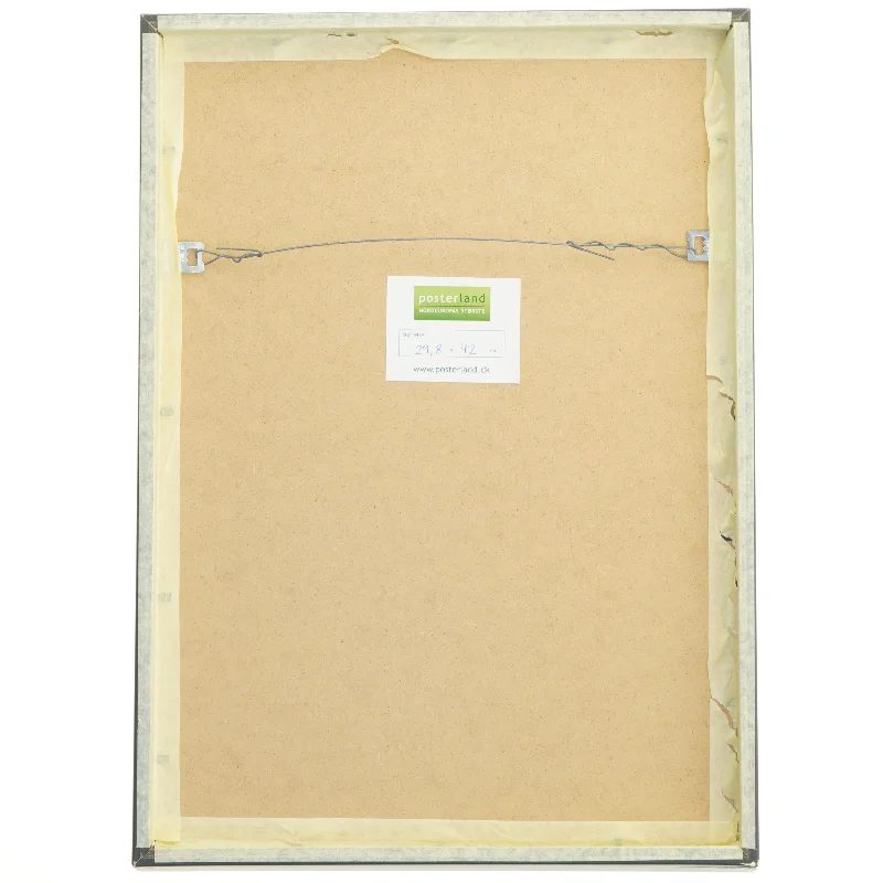 Billedramme med træmotiv (str. 29,8x42 cm)