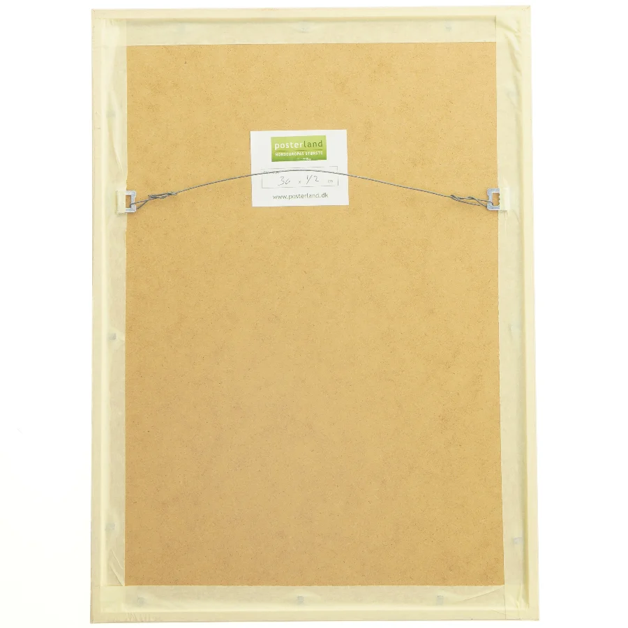 Indrammet billede af et træ fra Posterland (str. 30x42 cm)